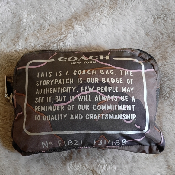 Coach Nylon Packable Tote in Camo Print - Picture 5 of 12